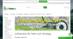 Desktop Screenshot of luftrenare.se